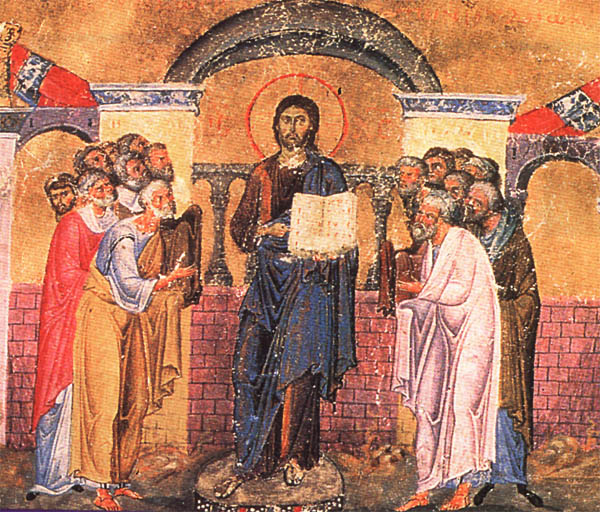Disciples gathered together